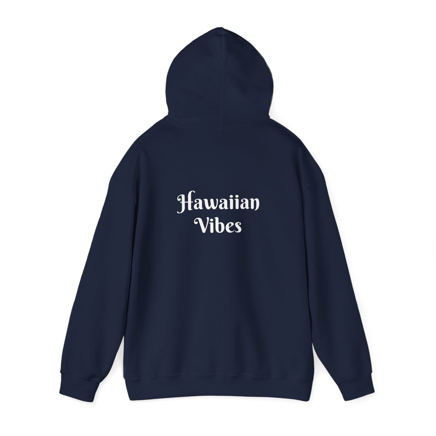 Unisex Heavy Hoodie Hawaiian Vibes Royal Blue